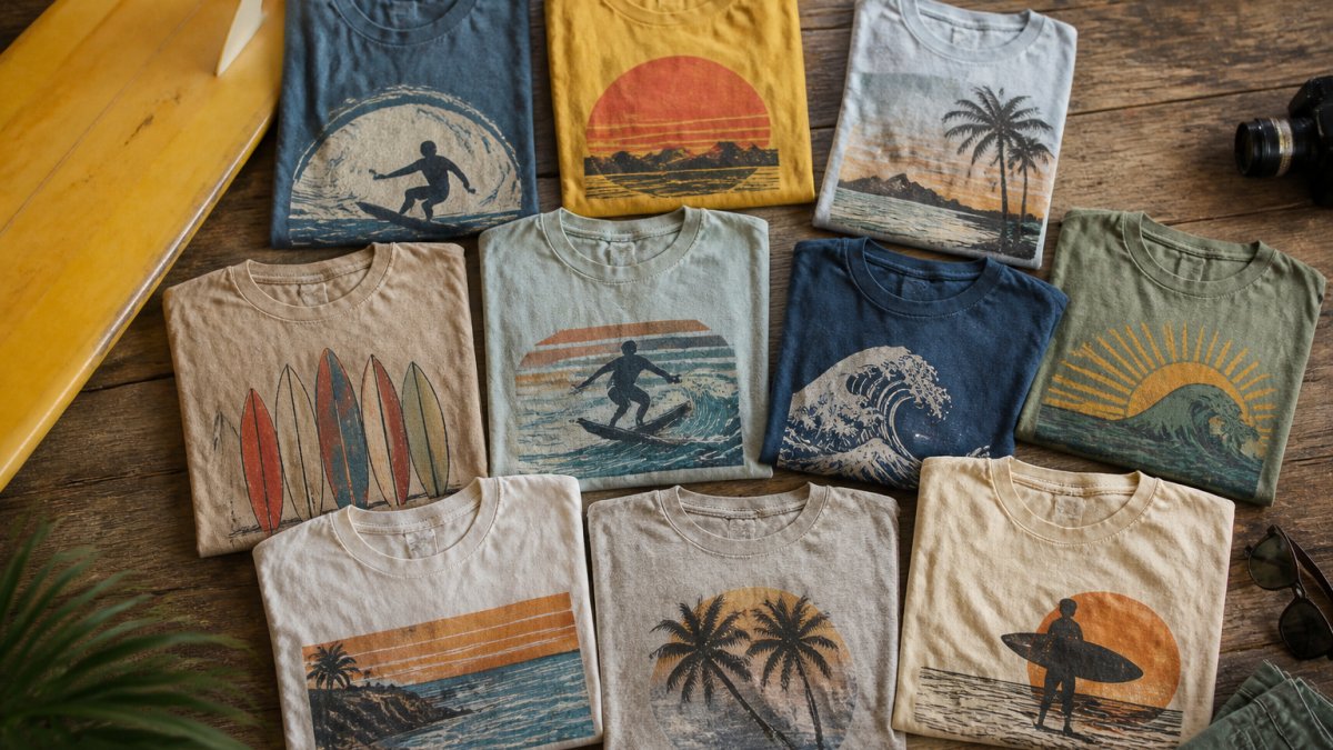 Best Vintage Surf Graphic Tees 2026: 10 Retro Picks