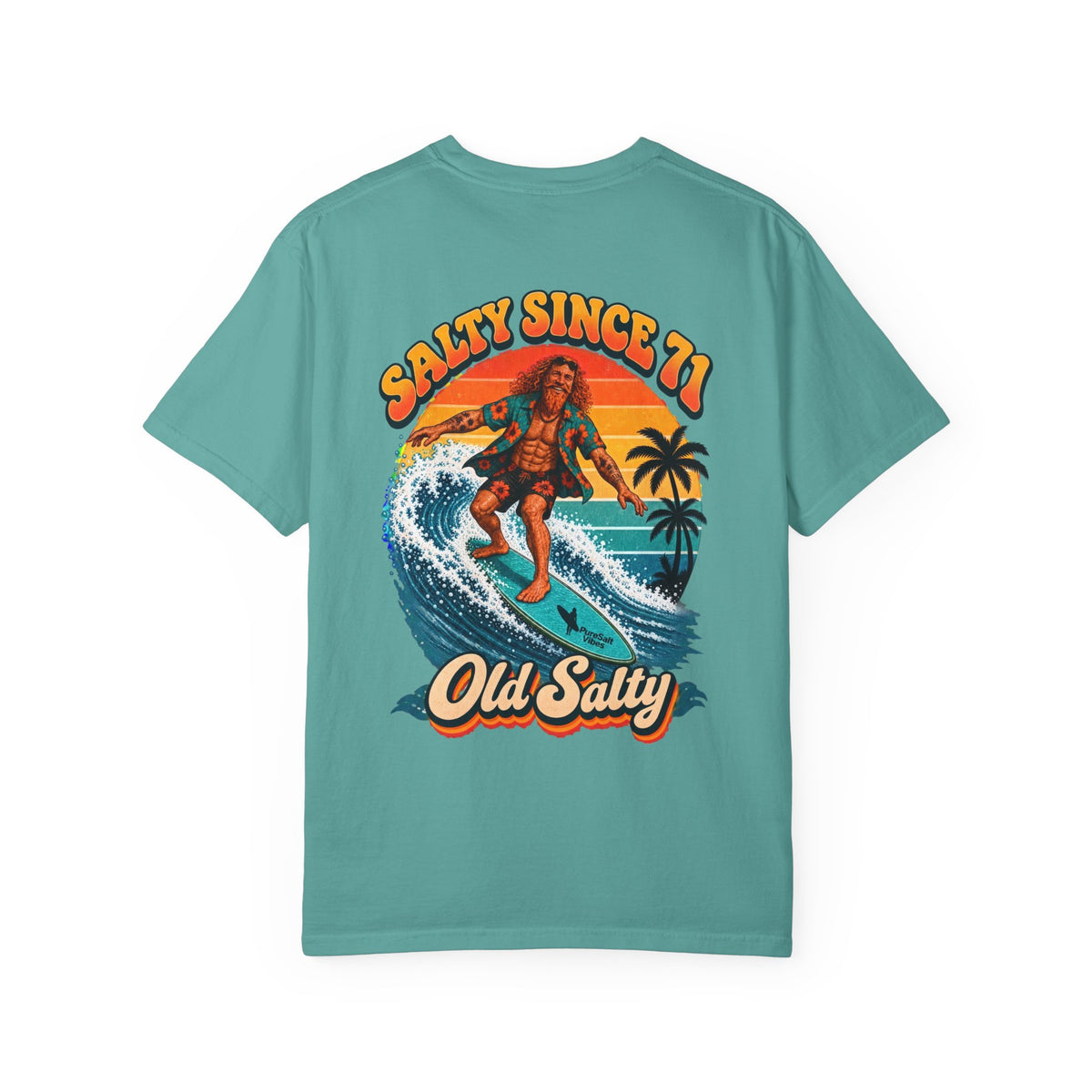Old Salty Surf T-Shirt — "Salty Since '71" Vintage Beach Tee