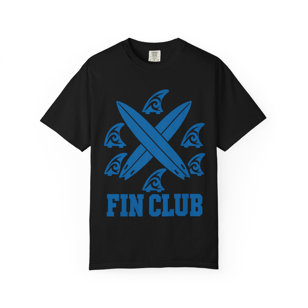 Fin Club Surf Shirt | Tribal Surf Fins Varsity Tee | Comfort Colors T-Shirt