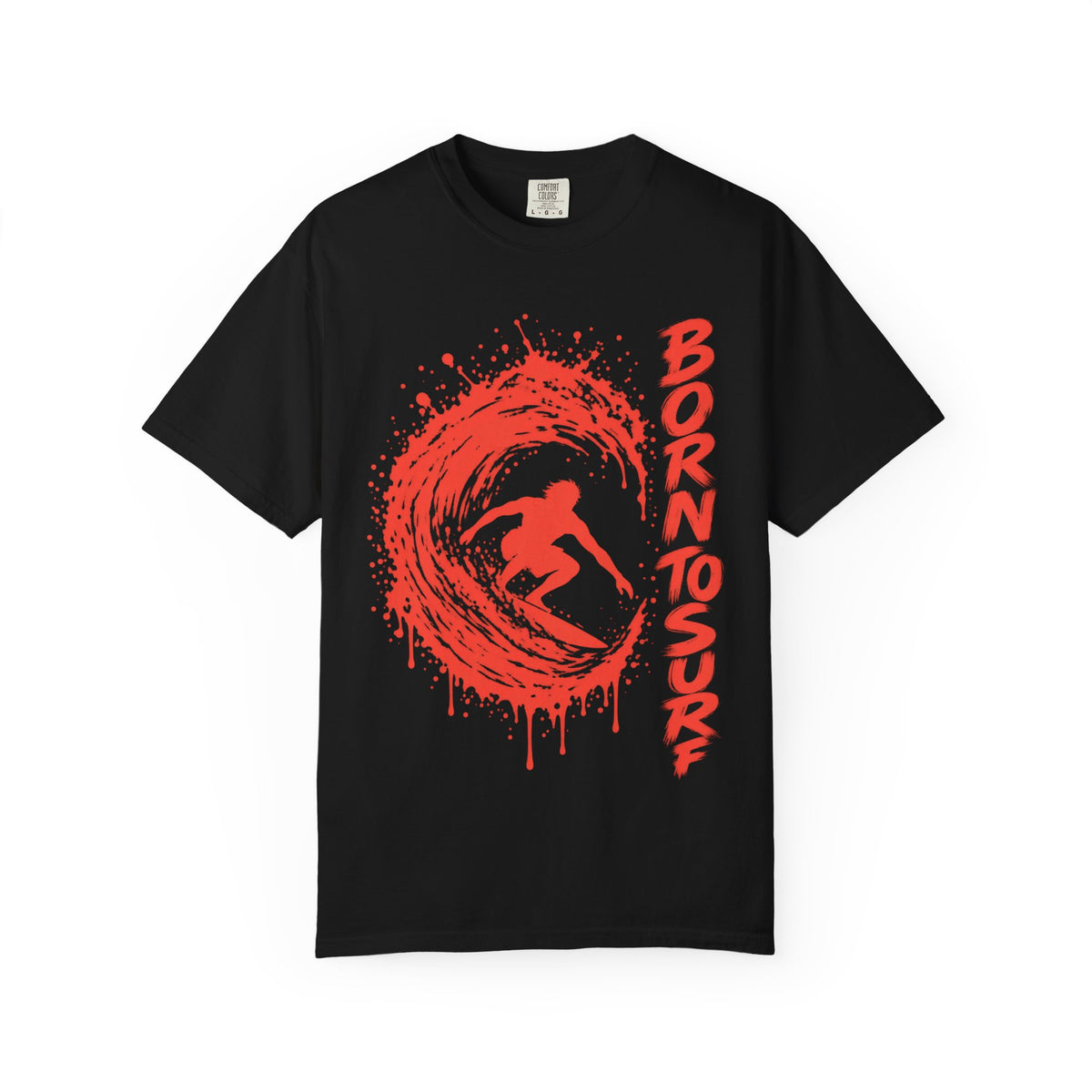 Born To Surf Shirt | Surfer Paint Splash Tee | Comfort Colors T-Shirt
