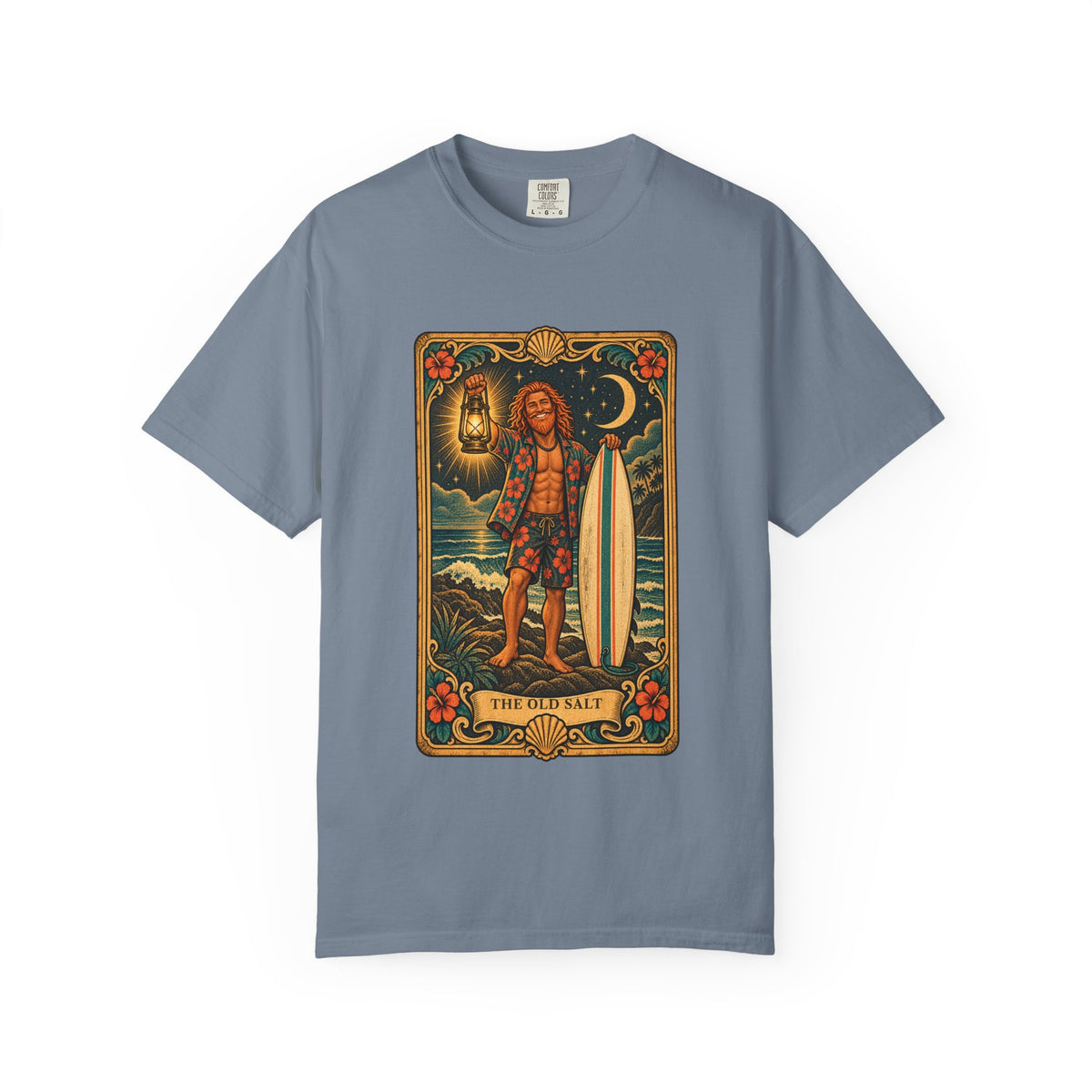 The Old Salt Tarot Card Shirt | Vintage Sailor Tarot Tee | Comfort Colors T-Shirt