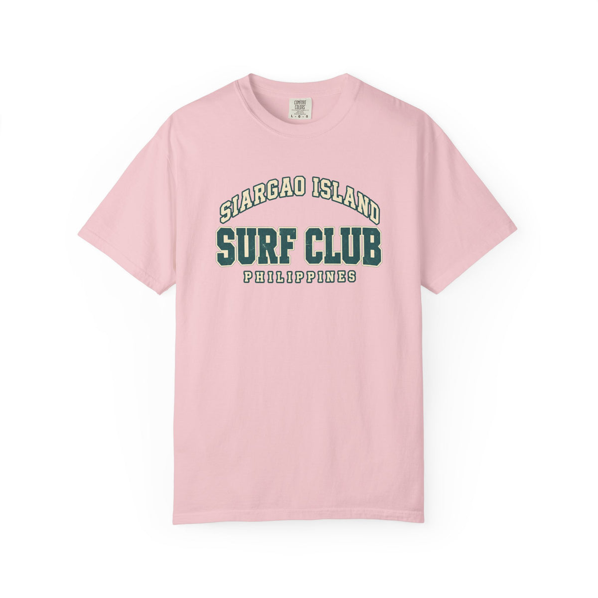 Siargao Island Surf Club Tee | Philippines Surf T-Shirt | Varsity Surf Shirt | Comfort Colors Travel Gift
