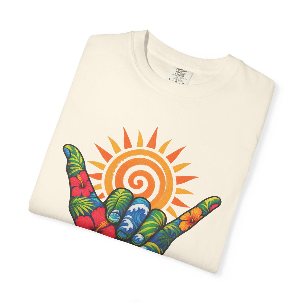 Hang Loose Tee | Shaka Surf Shirt | Retro Beach T-Shirt | Comfort Colors