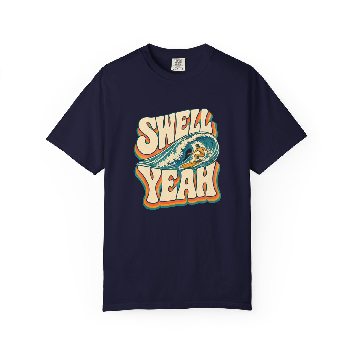 Swell Yeah Tee | Retro Wave Shirt | Retro Beach T-Shirt | Comfort Colors Gift