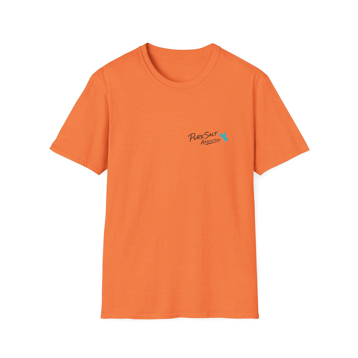 Salty Soul Sandy Toes Surf Tee - Bright Colours | Retro Old Surfer Back Print T-Shirt | Beach Gift
