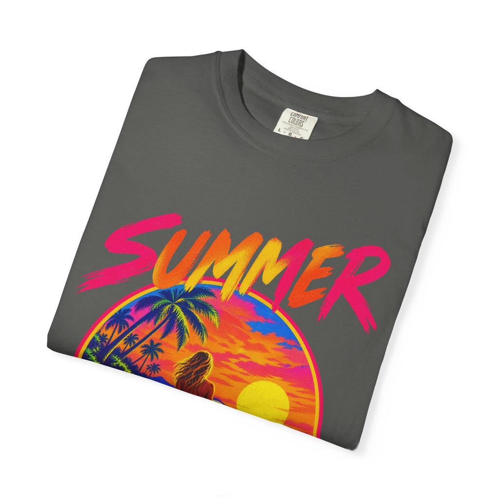 Summer Never Ends Tee | Retro Endless Summer Shirt | Tropical T-Shirt | Comfort Colors