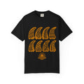 Tribal Fin Rows Shirt | Geometric Surf Fins Tee | Comfort Colors T-Shirt