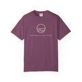 Breathe In The Ocean Tee | Minimalist Circle Wave Shirt | Calm Ocean Mindful T-Shirt | Comfort Colors Navy