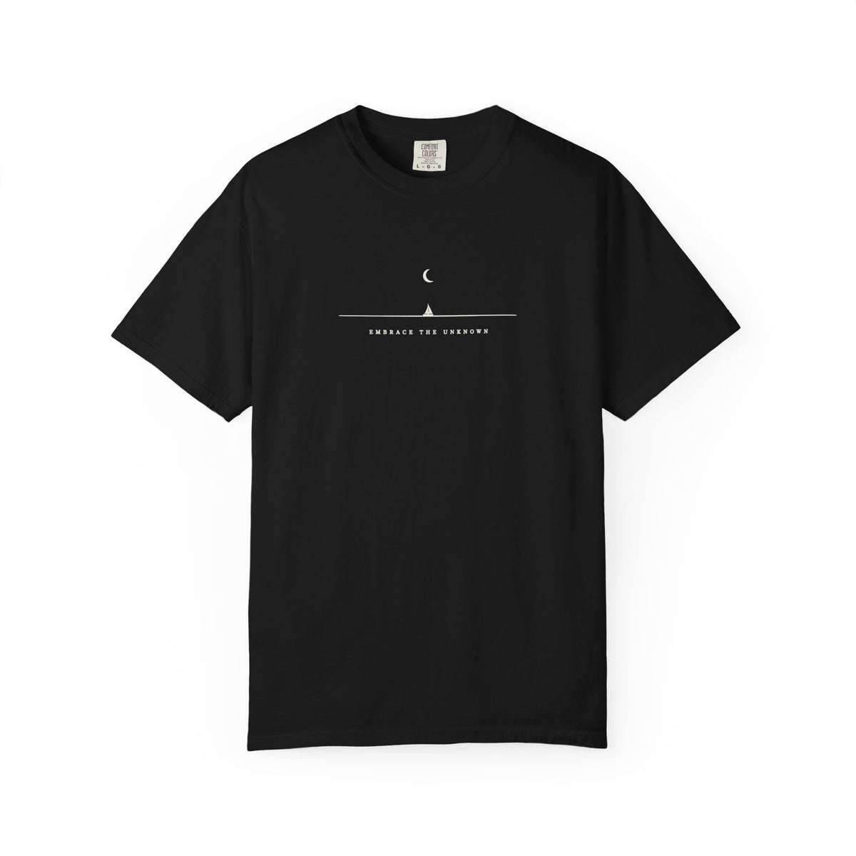 Embrace The Unknown Tee | Minimal Sailboat Shirt | Inspirational Ocean T-Shirt | Comfort Colors
