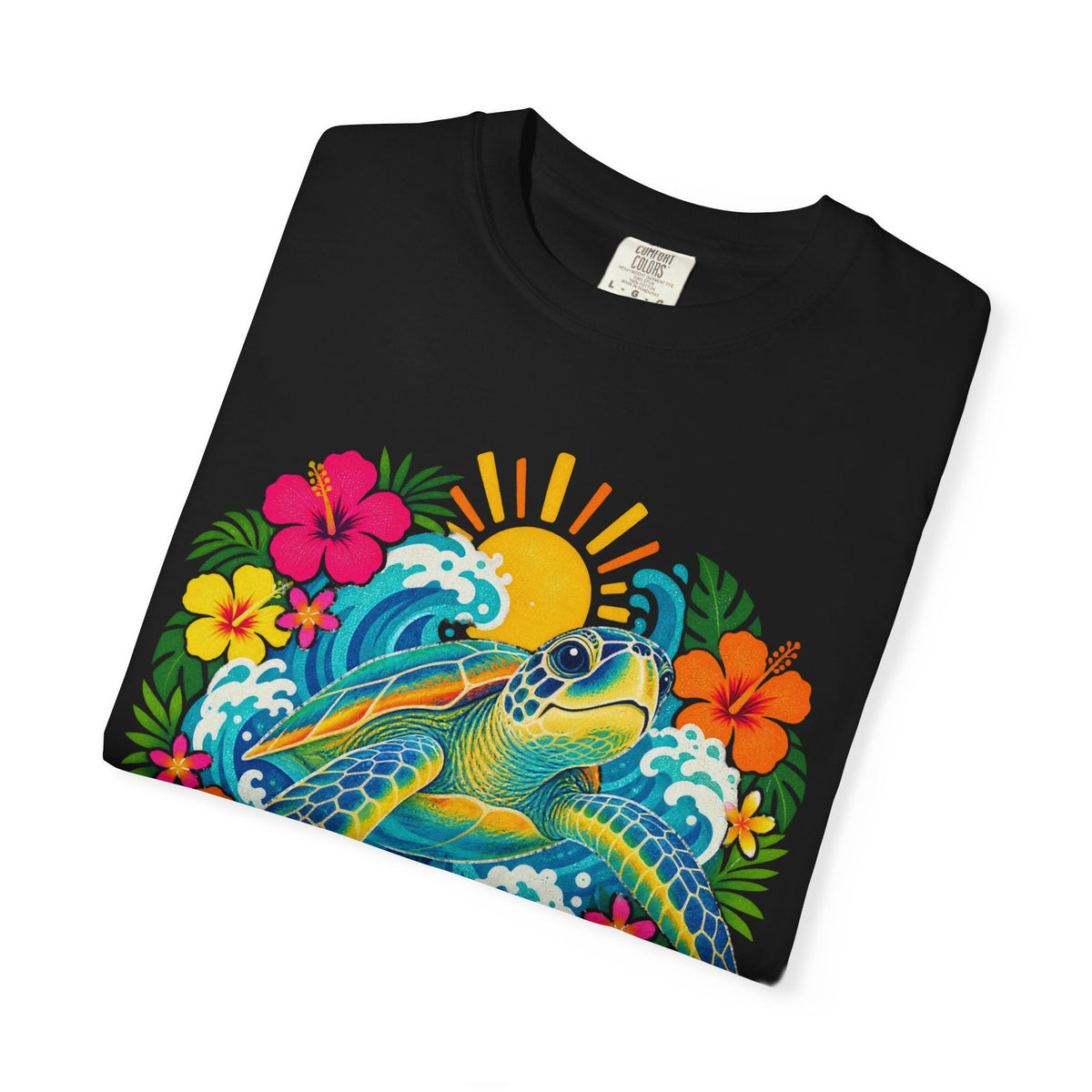 Sea You Later Sea Turtle Tee | Funny Ocean Pun Shirt | Colorful Beach T-Shirt | Comfort Colors