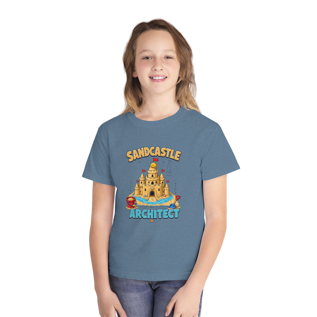 Sandcastle Architect Kids Tee | Sandcastle Kids Shirt | Youth Beach T-Shirt | Surf Kid Gift