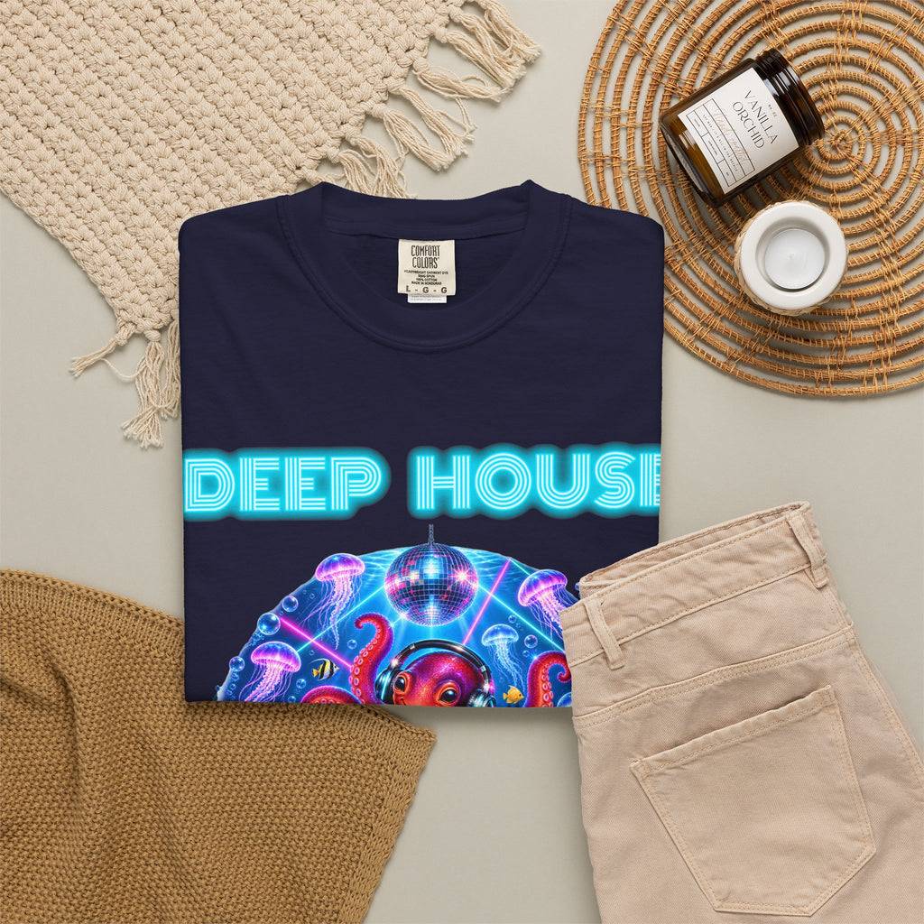 Octopus DJ Shirt | Deep House Rave Bootleg Tee | Comfort Colors T-Shirt
