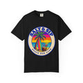 Salt & Sip Beach Bar Club Tee | Retro Sunset Badge Shirt | Tropical Cocktail T-Shirt | Comfort Colors