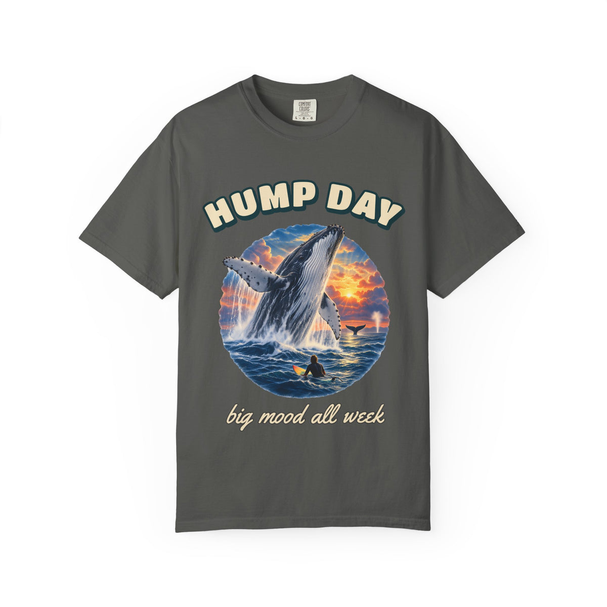 Hump Day Whale Shirt | Funny Humpback Whale Tee | Comfort Colors T-Shirt