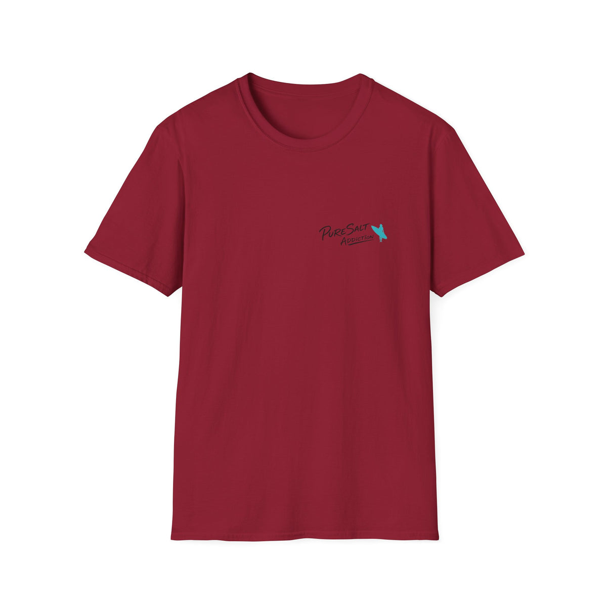 Salty Soul Sandy Toes Surf Tee - Bright Colours | Retro Old Surfer Back Print T-Shirt | Beach Gift