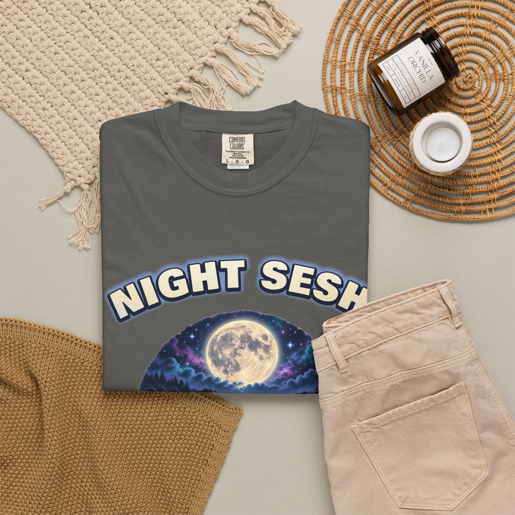 Otters Moon Bootleg Shirt | Night Sesh Funny Otter Tee | Comfort Colors T-Shirt