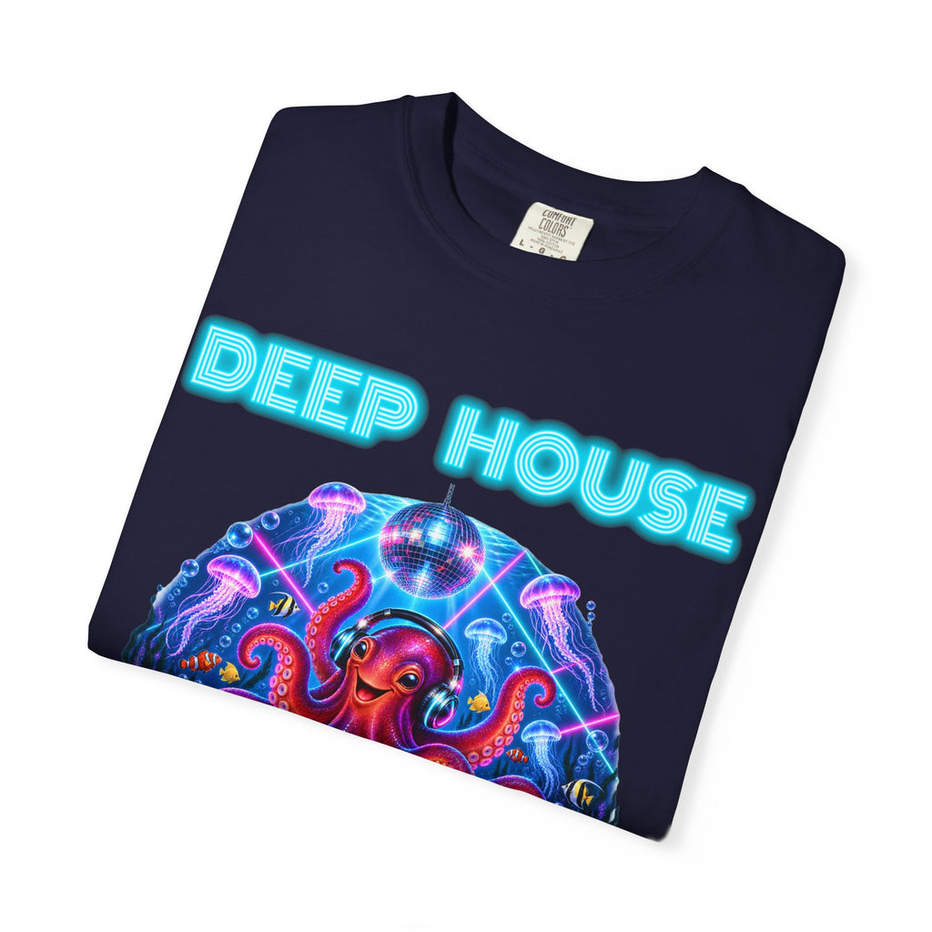 Octopus DJ Shirt | Deep House Rave Bootleg Tee | Comfort Colors T-Shirt
