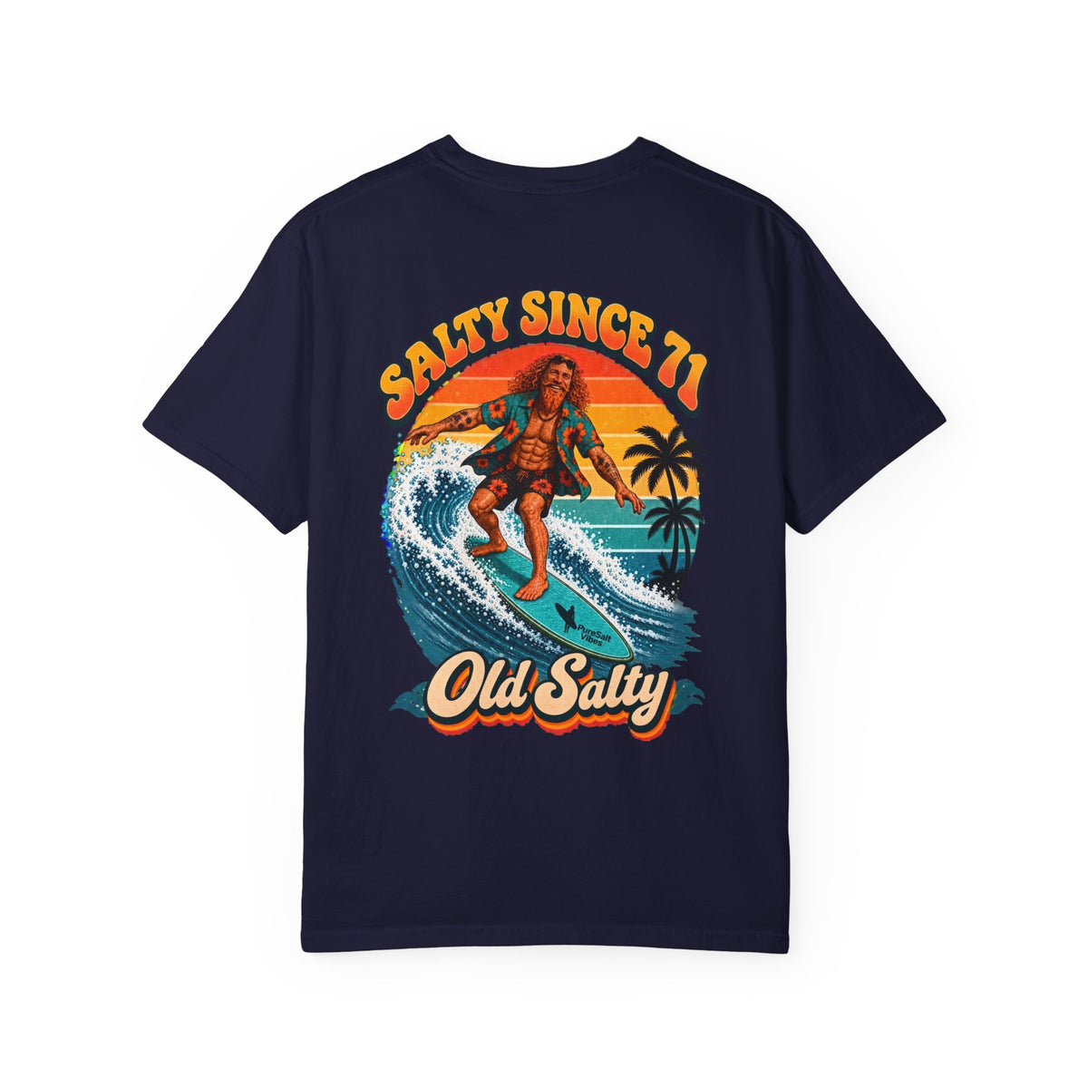 Old Salty Surf T-Shirt — "Salty Since '71" Vintage Beach Tee