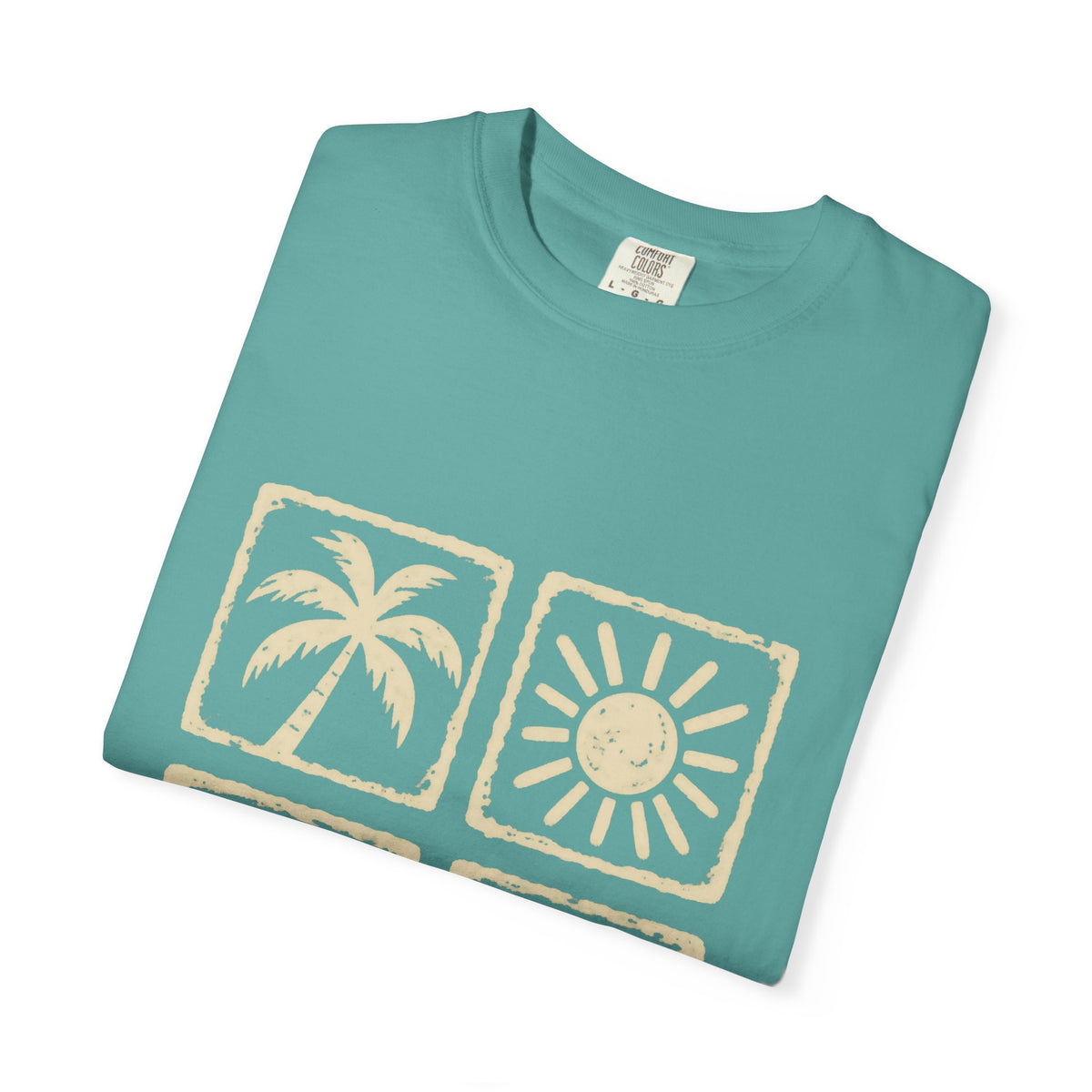 Good Days Stamp Shirt | Mini Beach Badges Tee | Comfort Colors T-Shirt