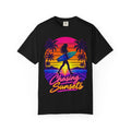 Chasing Sunsets Tee | Synthwave Sunset Surf Girl Shirt | Retro Palm T-Shirt | Comfort Colors