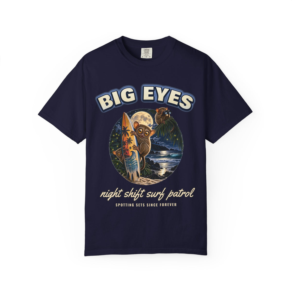 Tarsier Big Eyes Shirt | Philippines Night Surf Tee | Comfort Colors T-Shirt