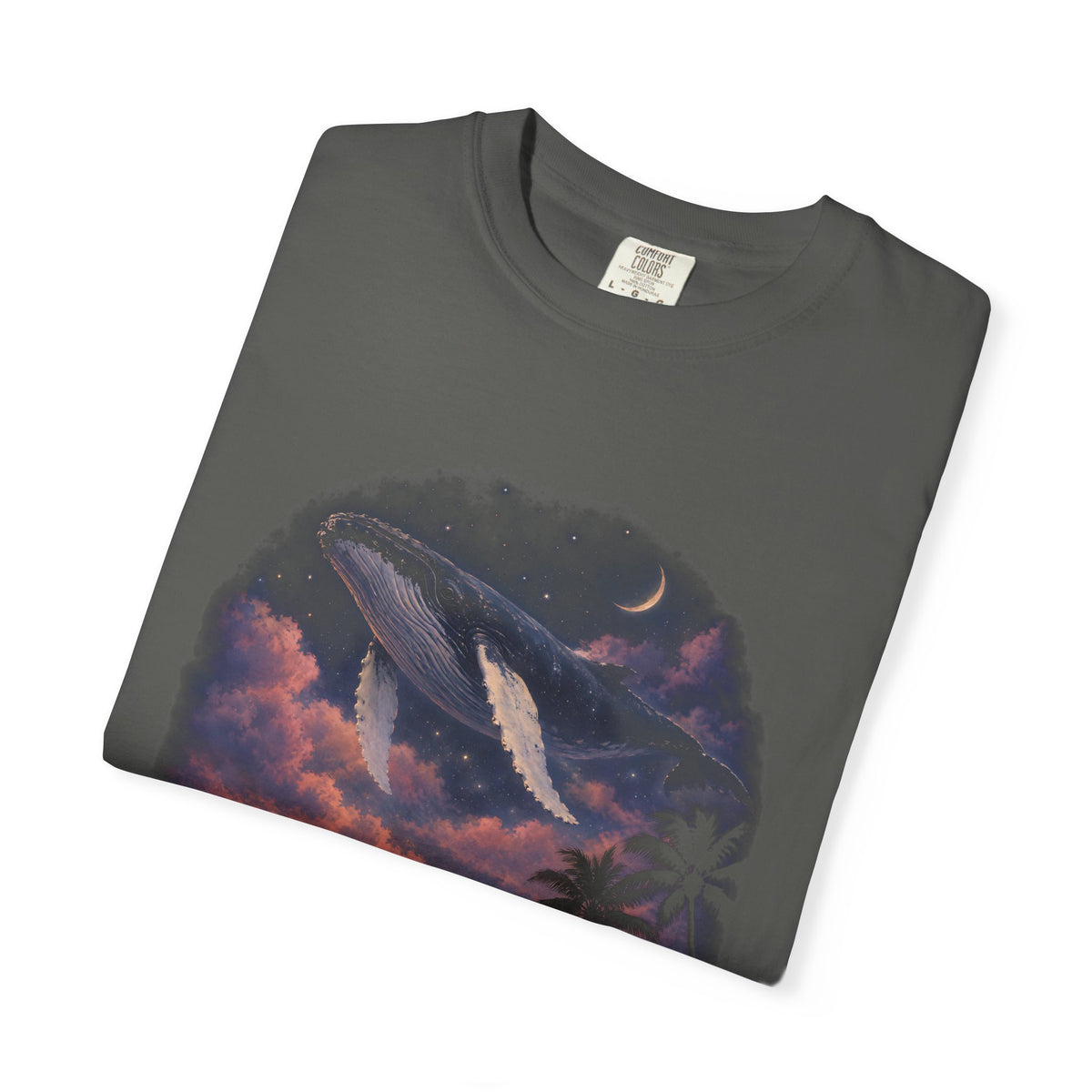Sky Whale Shirt | Surreal Flying Whale Tee | Comfort Colors T-Shirt