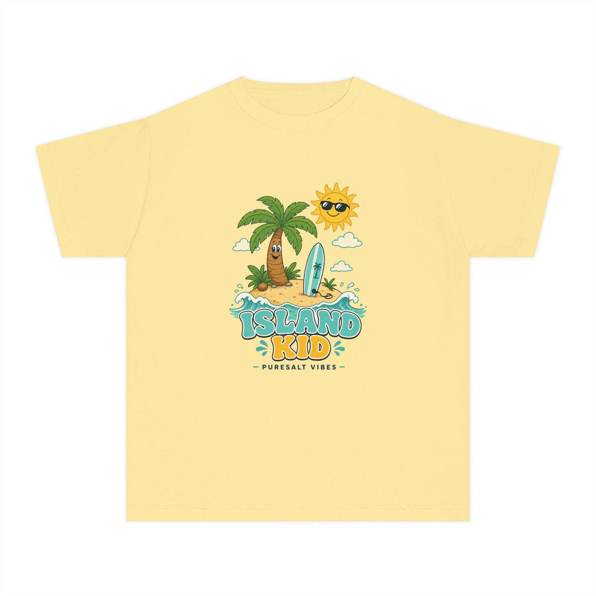 Island Kid Kids Tee | Island Kid Shirt | Youth Beach T-Shirt | Surf Kid Gift