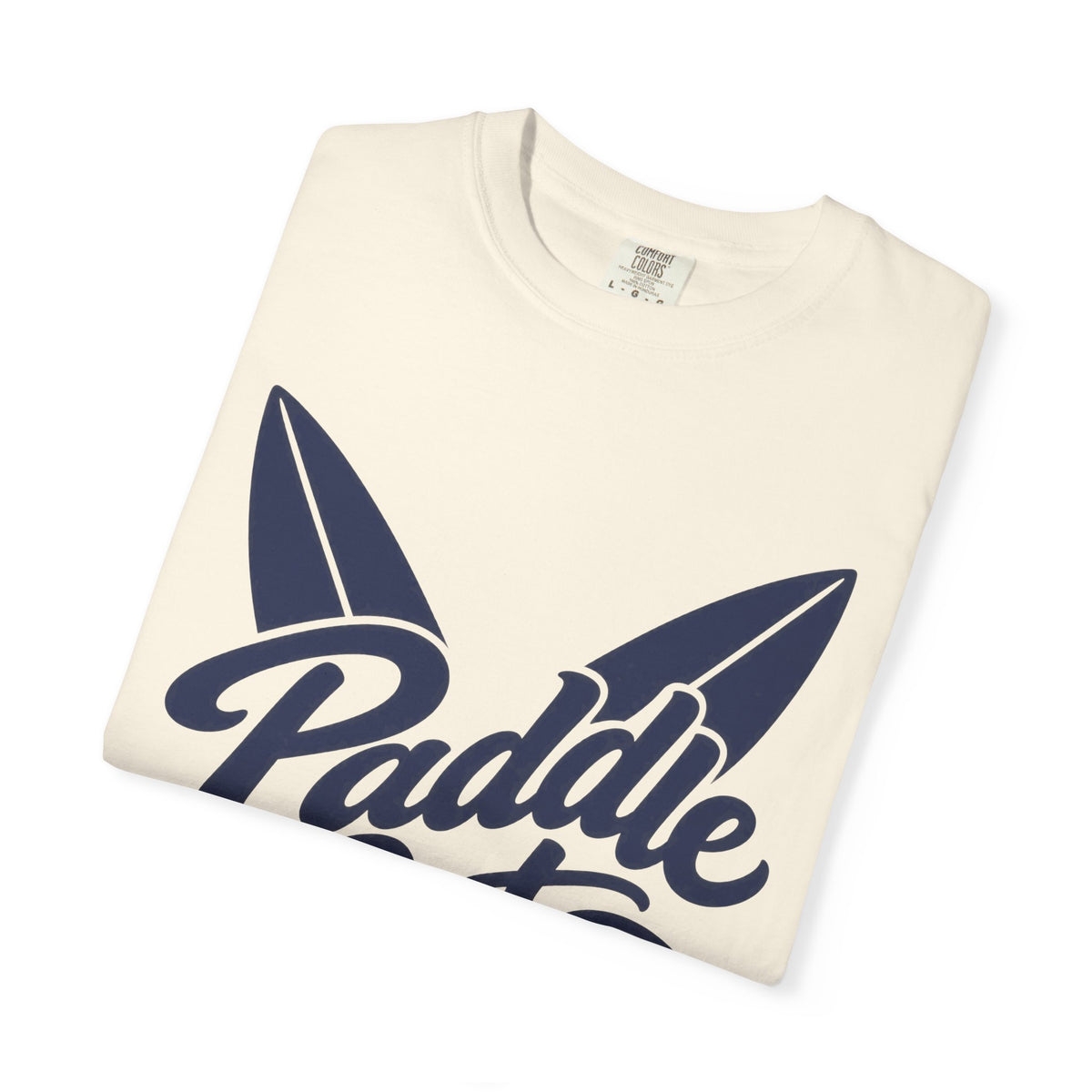 Paddle Out Surf Shirt | Crossed Surfboards Script Tee | Comfort Colors T-Shirt