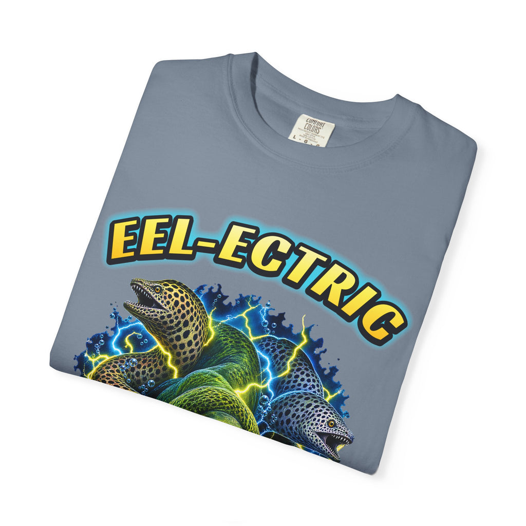 Eel-ectric Moray Eel Shirt | Neon Reef Bootleg Tee | Comfort Colors T-Shirt