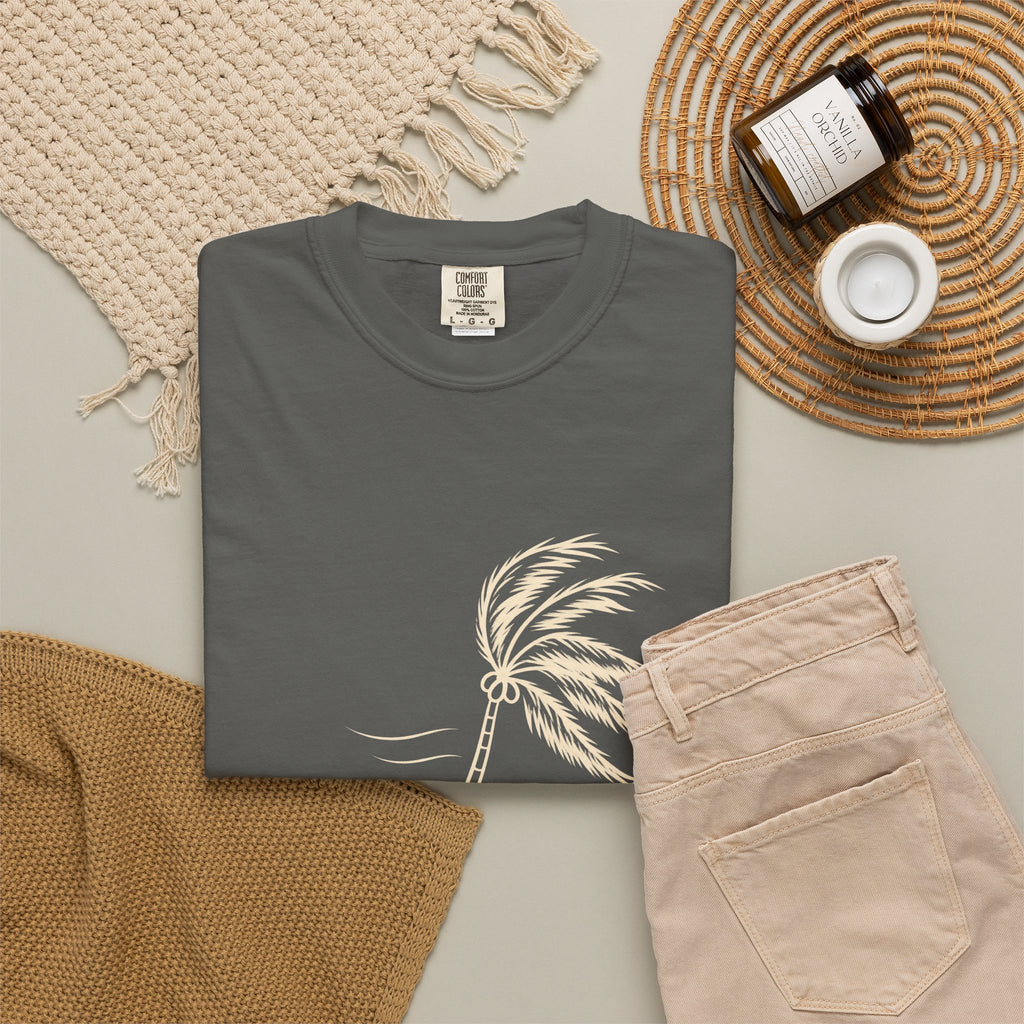 T-Shirt — Palm Tree "Bend Don’t Break" Graphic