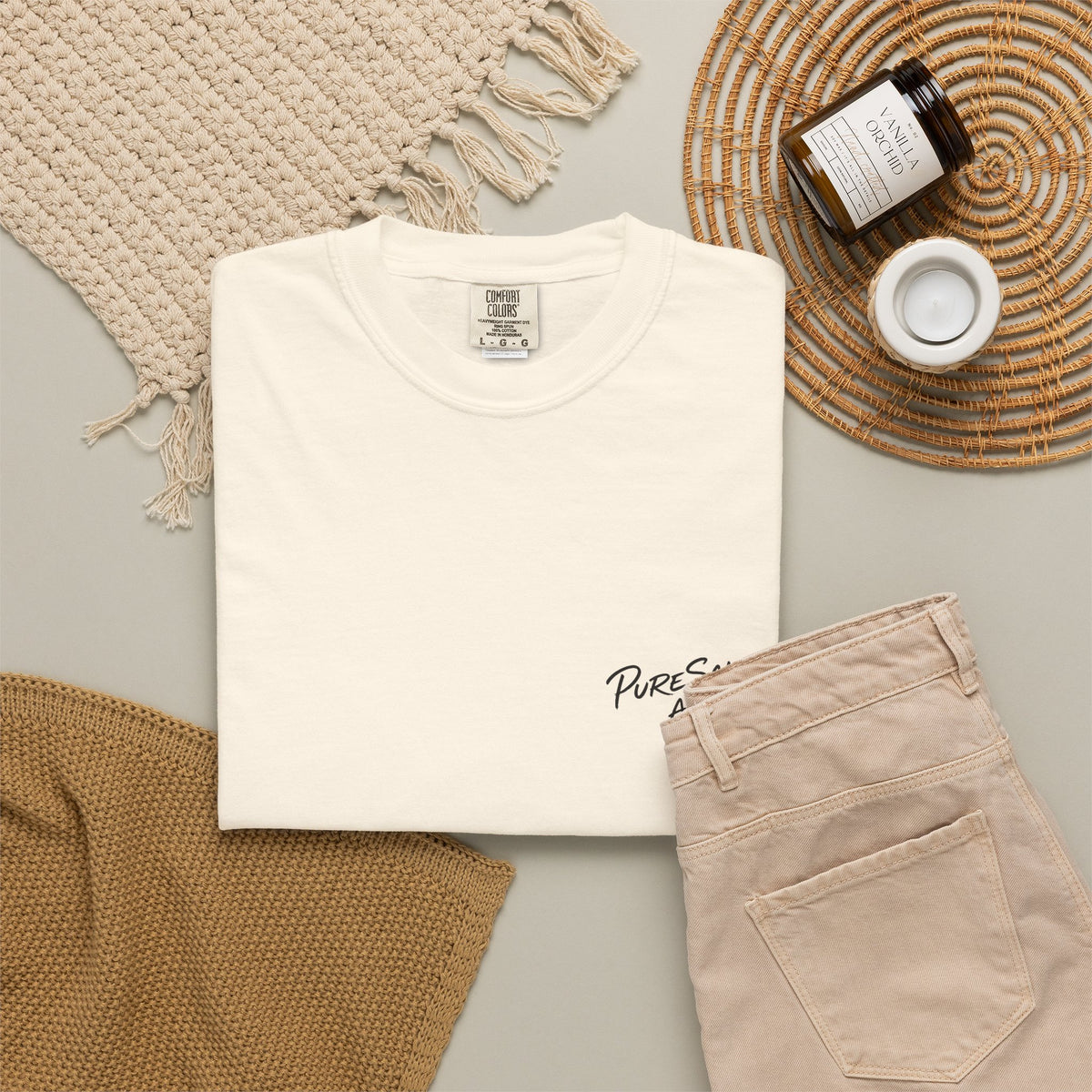 Just Chillin' Surf T-Shirt — Retro Beach Vibes with Guitarist Graphic