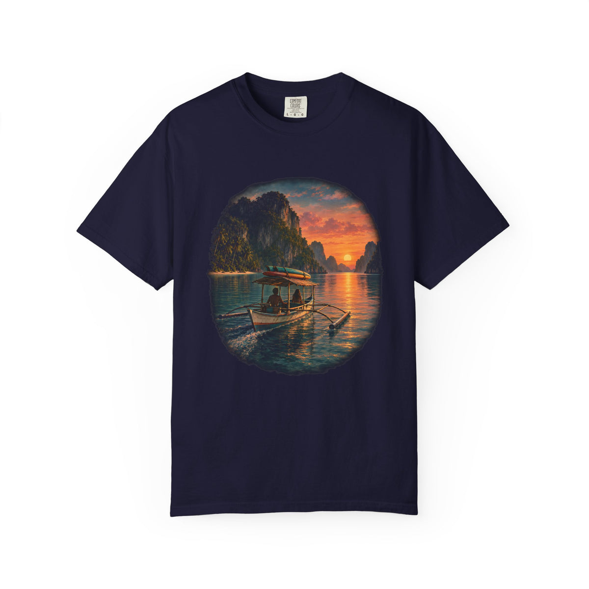 Island Bangka Boat Shirt | Vintage Philippines Tee | Comfort Colors T-Shirt