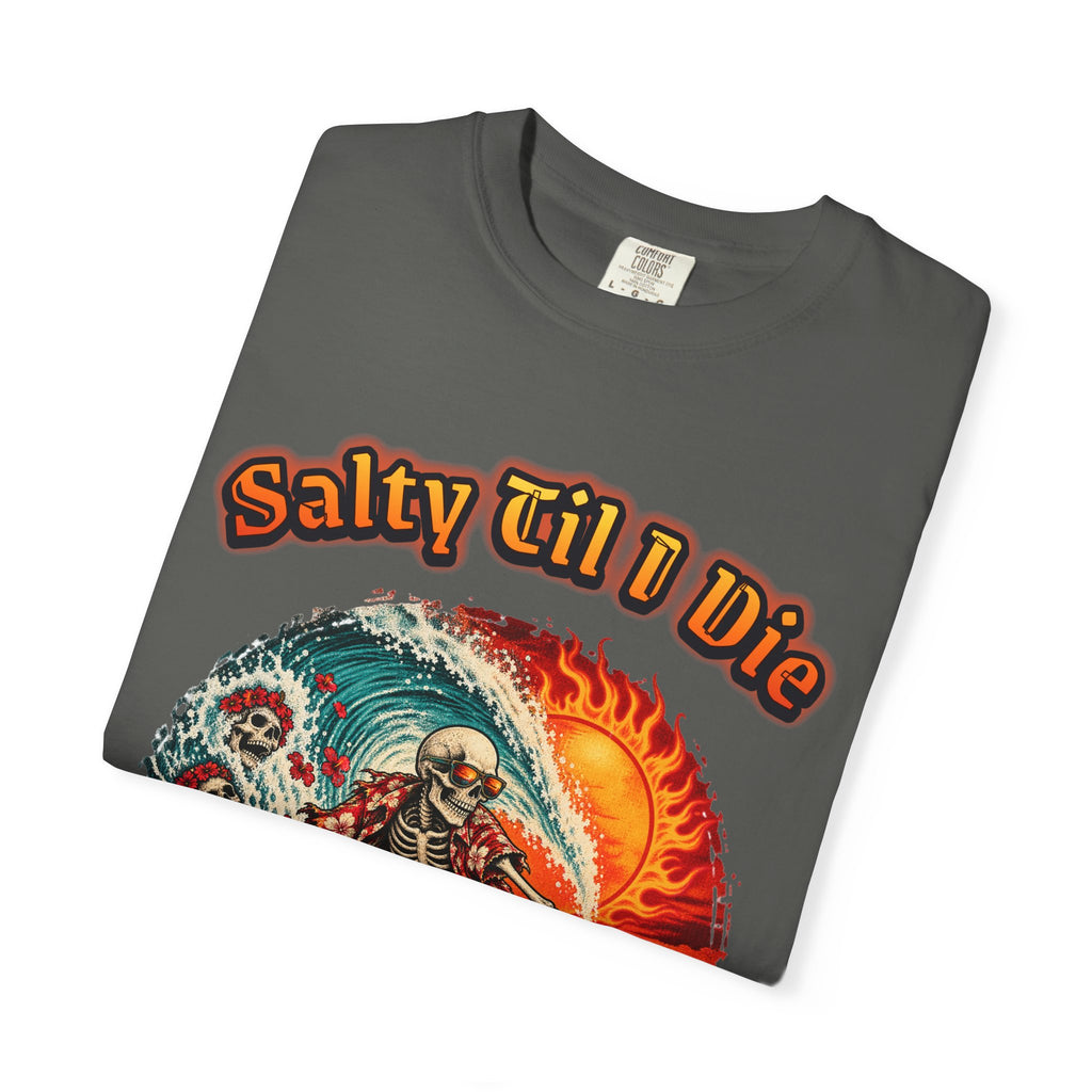 Salty Til I Die Skeleton Shirt | Surf Sleep Repeat Tee | Comfort Colors T-Shirt