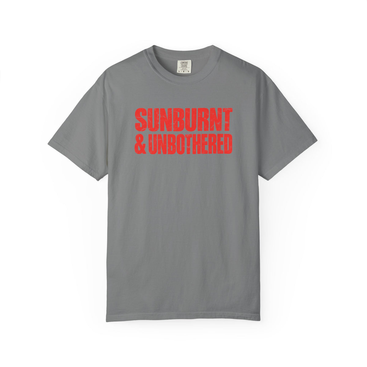 Sunburnt and Unbothered Tee | Funny Summer Shirt | Beach Vacation T-Shirt | Comfort Colors Womens Tee