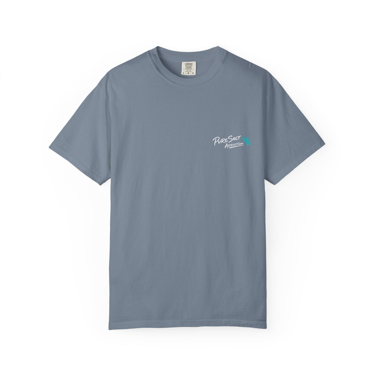 Surf T-Shirt — "Salt Never Retires" Vintage Surfer Graphic