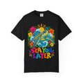 Sea You Later Sea Turtle Tee | Funny Ocean Pun Shirt | Colorful Beach T-Shirt | Comfort Colors