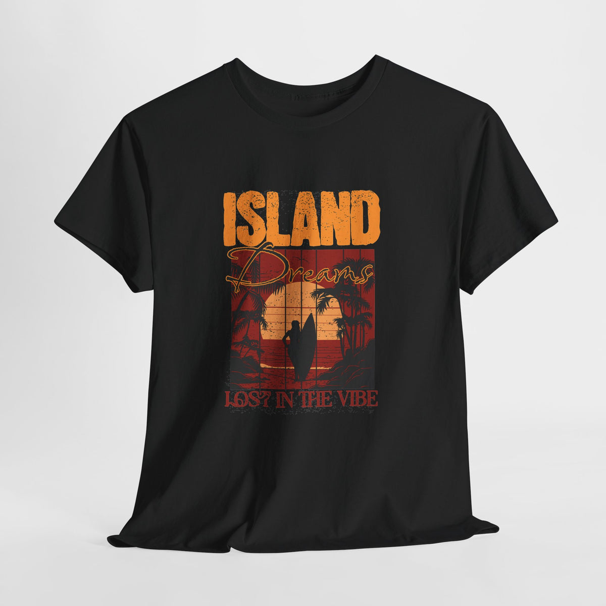 Lost in the Island Vibe Unisex Heavy Cotton Tee