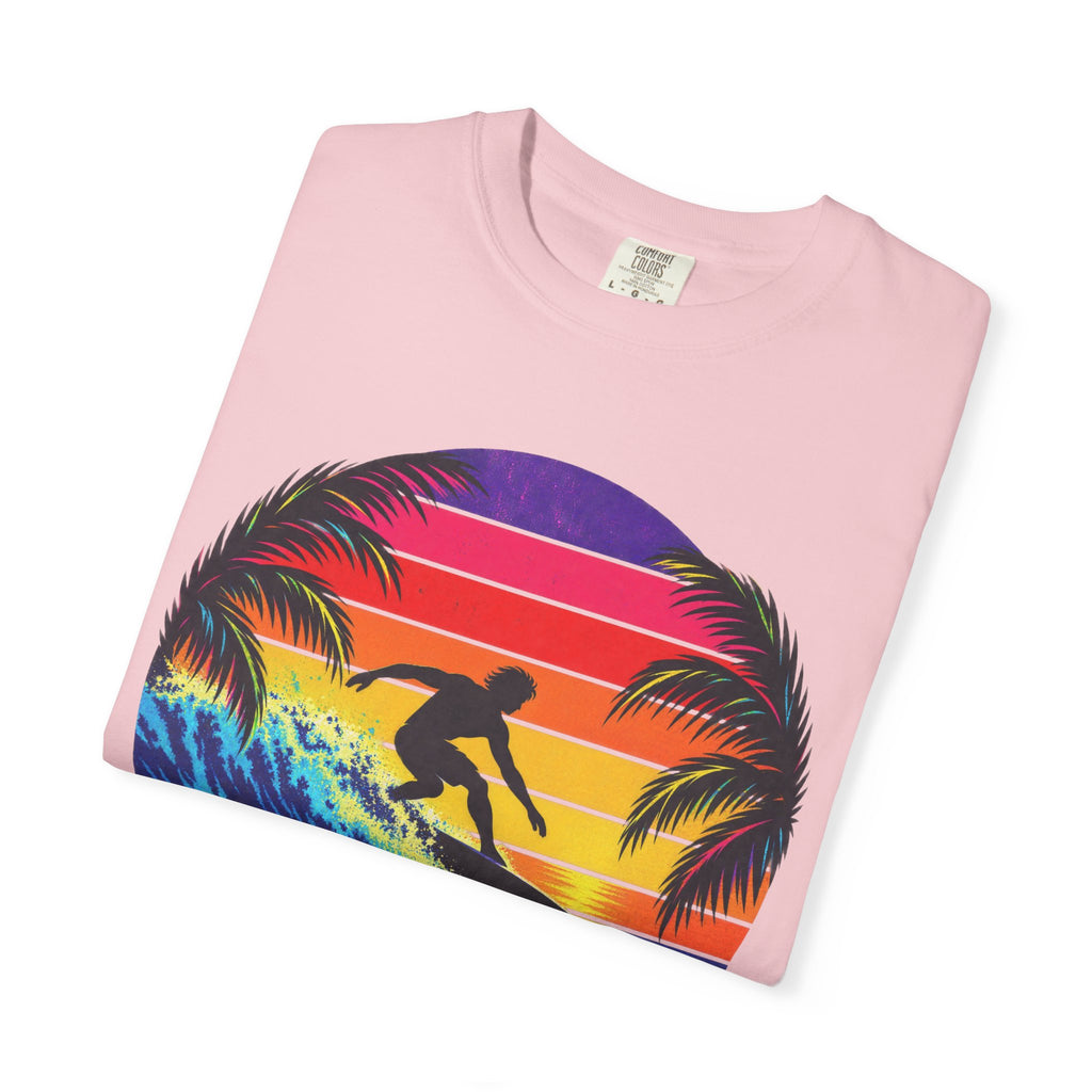 Sunset Chaser Tee | Retro Sunset Shirt | Tropical Surf T-Shirt | Comfort Colors