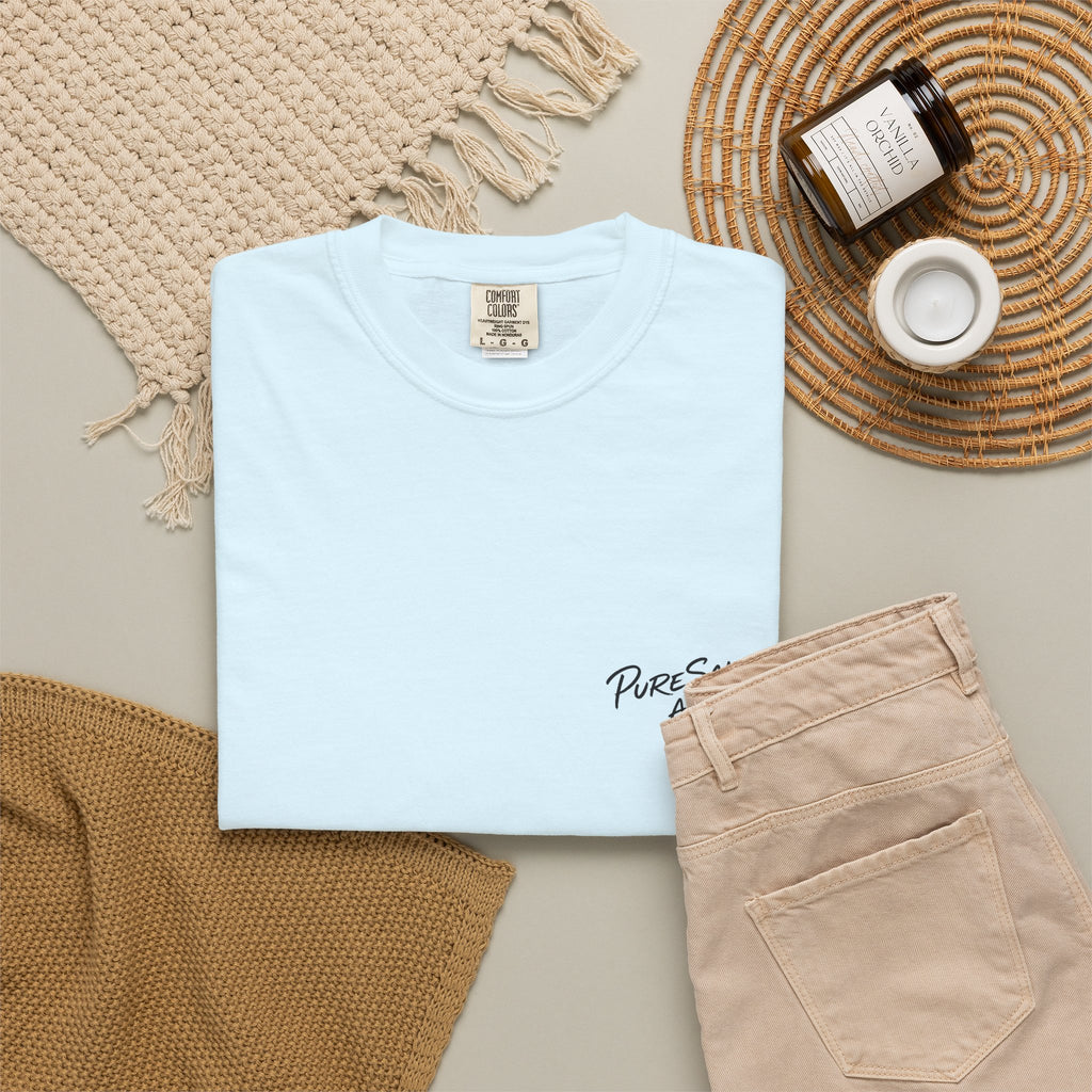 Just Chillin' Surf T-Shirt — Retro Beach Vibes with Guitarist Graphic