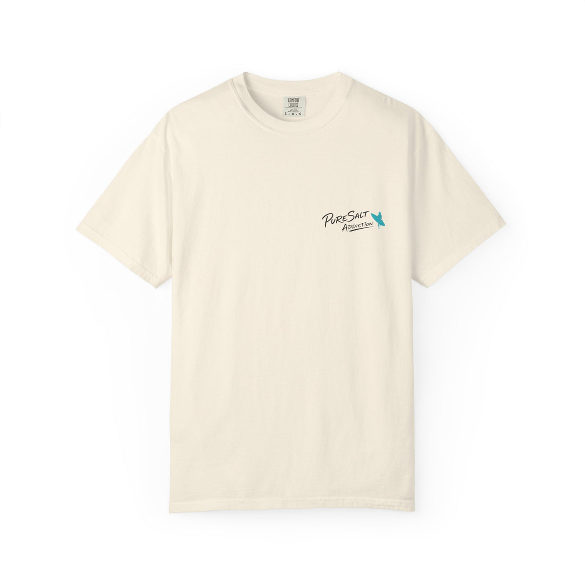 Salty Soul Surf Tee — Retro Beach Surfboard Anchor Graphic T-Shirt