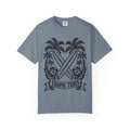 Tropic Tides Surf Shirt | Woodcut Crossed Boards Tee | Comfort Colors T-Shirt