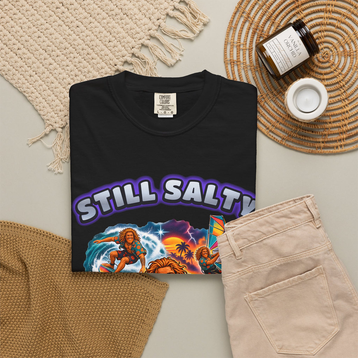 Still Salty Legends Shirt | Windsurf Kite SUP Foil Tee | Comfort Colors T-Shirt