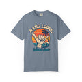 Hang Loose Tee | Shaka Retro Sunset Shirt | Island Time Surf T-Shirt | Comfort Colors Blue Jean