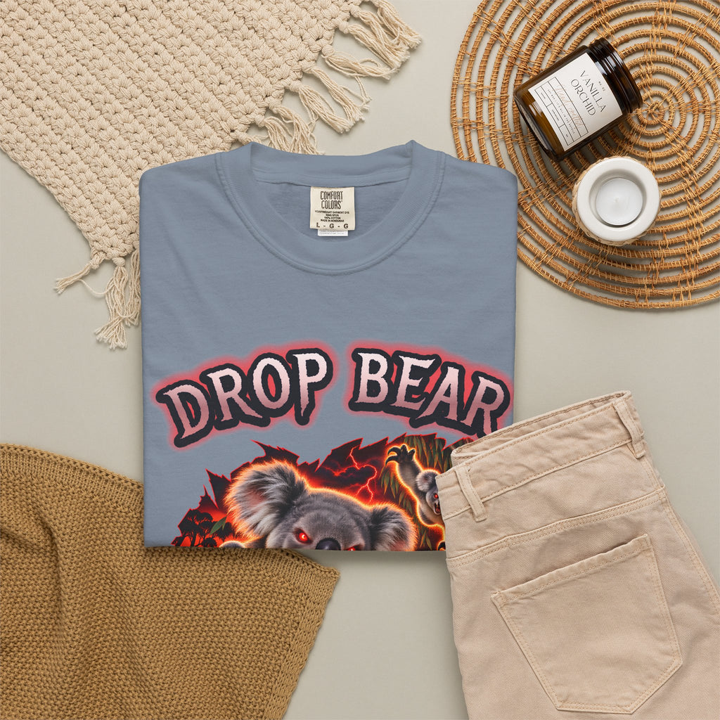 Drop Bear Shirt | Funny Koala Aussie Surf Tee | Comfort Colors T-Shirt