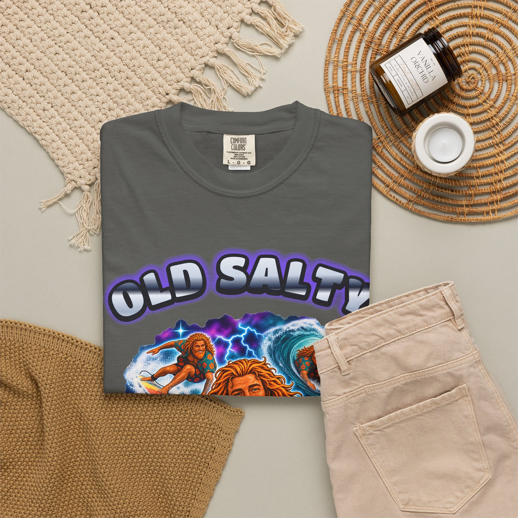 Old Salty Bootleg Shirt | 90s Rap Tee Style Surf Tour Tee | Comfort Colors T-Shirt