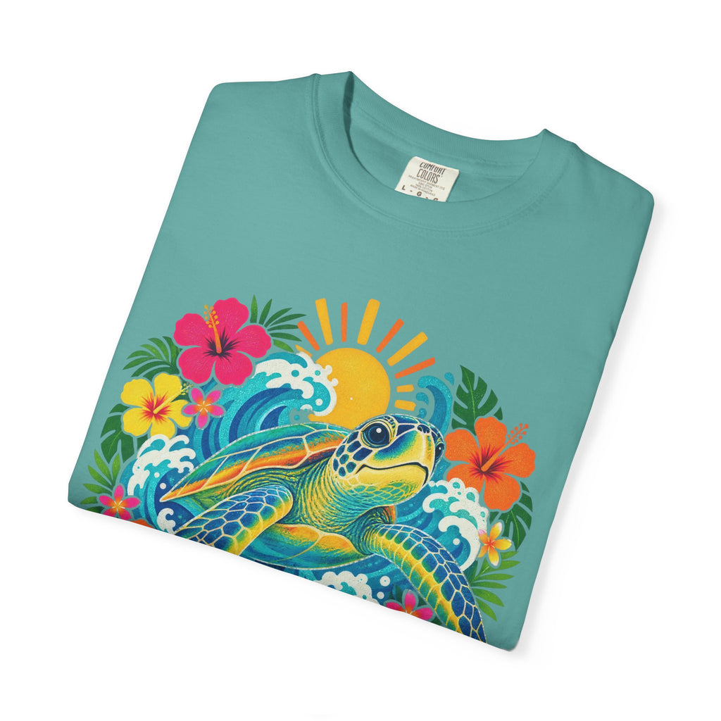 Sea You Later Sea Turtle Tee | Funny Ocean Pun Shirt | Colorful Beach T-Shirt | Comfort Colors