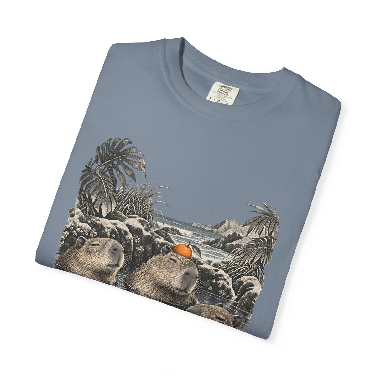 Left Unsupervised Capybaras Shirt | Funny Capybara Tee | Comfort Colors T-Shirt