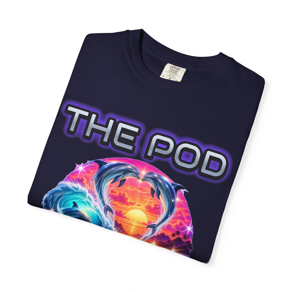 Dolphin Bootleg Shirt | The Pod 90s Airbrush Tee | Comfort Colors T-Shirt