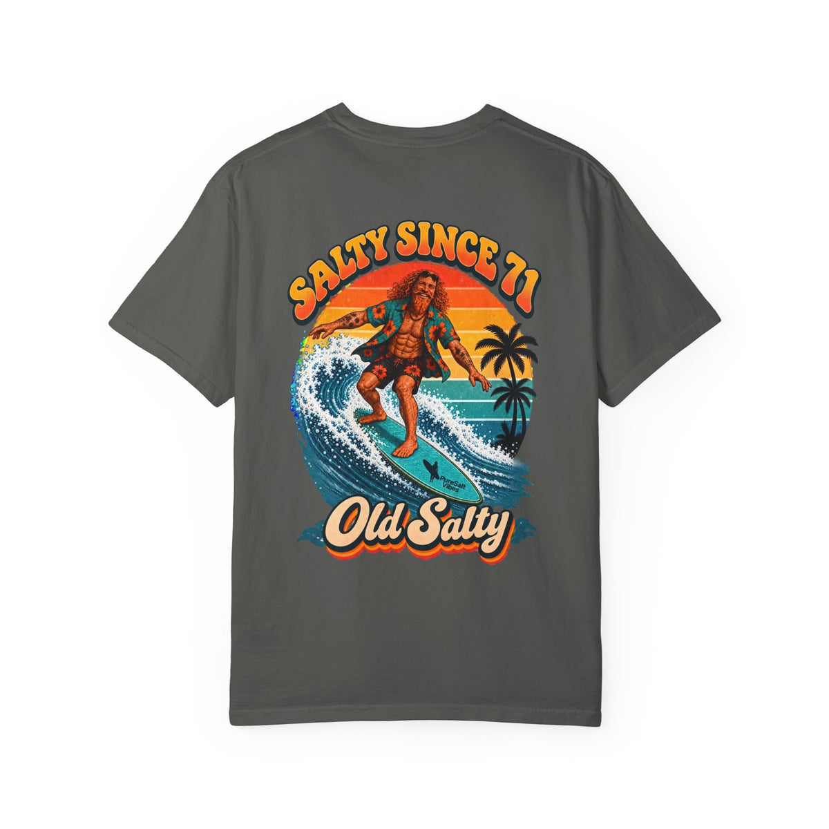 Old Salty Surf T-Shirt — "Salty Since '71" Vintage Beach Tee