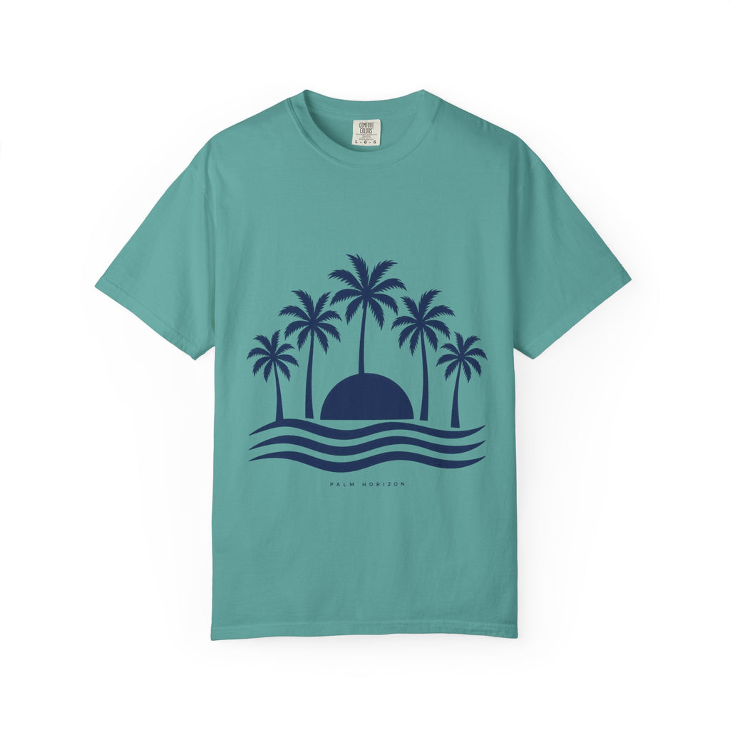 Palm Horizon Shirt | Minimal Sunset Palms Tee | Comfort Colors T-Shirt